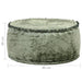 Fotoliu puf rotund, verde, 40 x 20 cm, catifea - WALTI WALTI