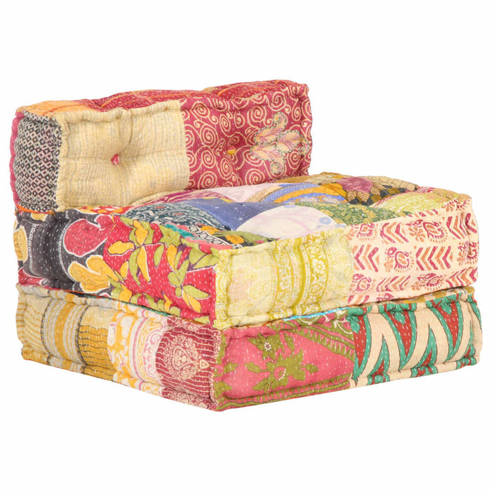 Fotoliu puf modular, model petice, material textil WALTI