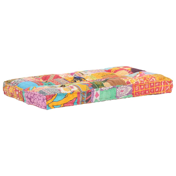 Pernă pentru canapea din paleți, multicolor, textil, petice - WALTI WALTI