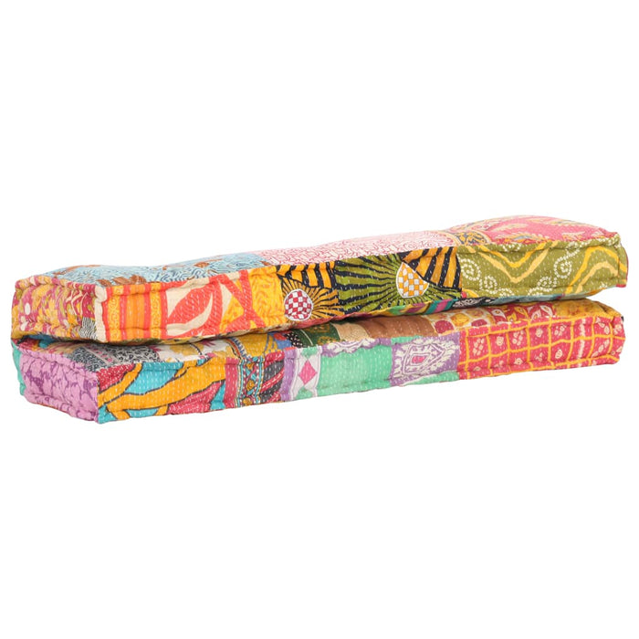 Pernă pentru canapea din paleți, multicolor, textil, petice - WALTI WALTI