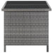 Set mobilier de exterior cu perne, 5 piese, gri, poliratan - WALTI WALTI