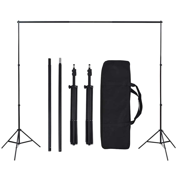 Kit studio foto cu fundaluri, lămpi și umbrele - WALTI WALTI