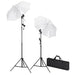 Kit studio foto cu fundaluri, lămpi și umbrele - WALTI WALTI