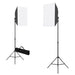 Kit studio foto cu lumini modelatoare și fundaluri - WALTI WALTI