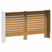 Măști de calorifer, 2 buc., alb, 152 x 19 x 81,5 cm, MDF - WALTI WALTI