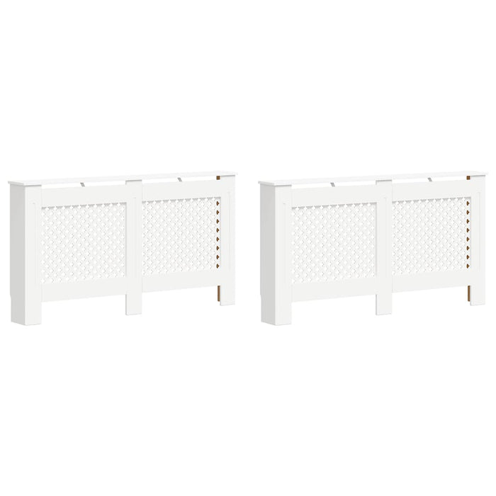 Măști de calorifer, 2 buc., alb, 152 x 19 x 81,5 cm, MDF - WALTI WALTI