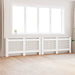 Măști de calorifer, 2 buc., alb, 172 x 19 x 81,5 cm, MDF - WALTI WALTI