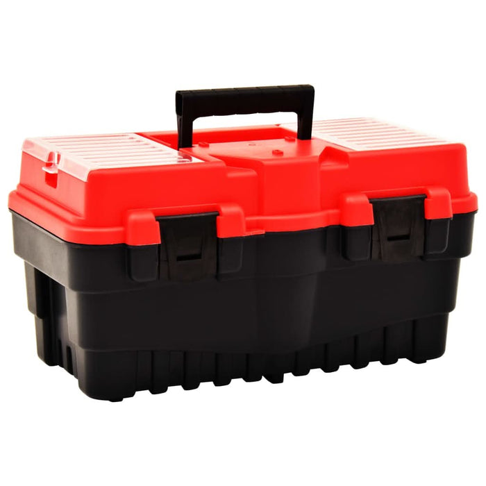 Cutie de scule, roșu, 462x256x242 mm, plastic - WALTI WALTI