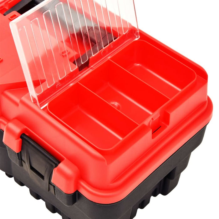 Cutie de scule, roșu, 462x256x242 mm, plastic - WALTI WALTI