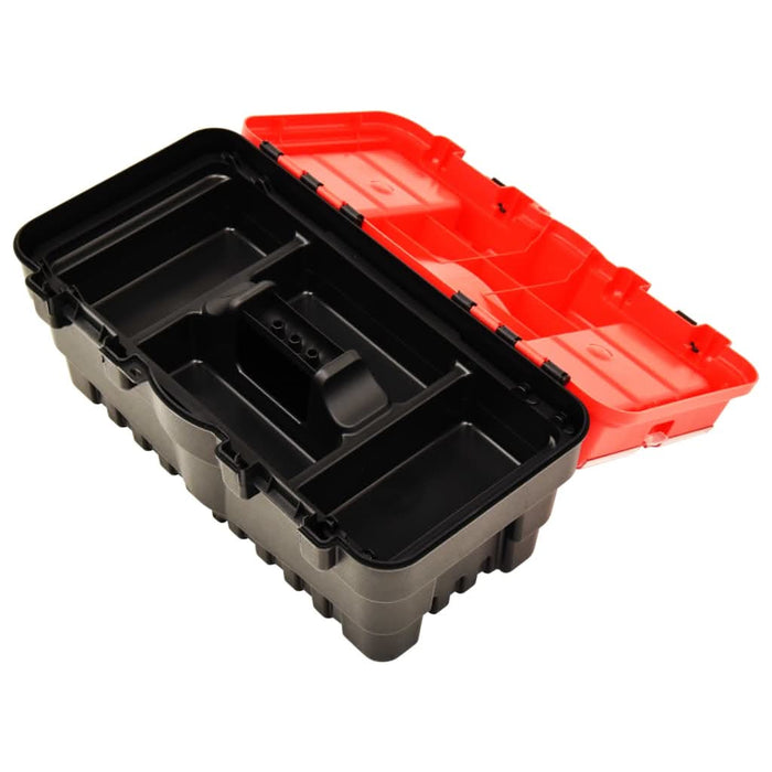 Cutie de scule, roșu, 462x256x242 mm, plastic - WALTI WALTI
