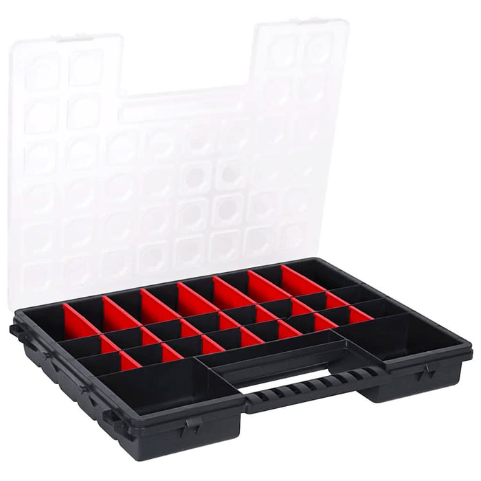 Cutii sortare 5 buc separatoare reglabile 385x283x50 mm plastic - WALTI WALTI