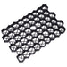 Grilaje de gazon, 16 buc., negru, 60x40x3 cm, plastic - WALTI WALTI