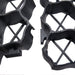 Grilaje de gazon, 16 buc., negru, 60x40x3 cm, plastic - WALTI WALTI