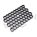 Grilaje de gazon, 16 buc., negru, 60x40x3 cm, plastic - WALTI WALTI