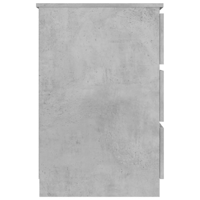 Birou de scris, gri beton, 140x50x77 cm, lemn prelucrate - WALTI WALTI