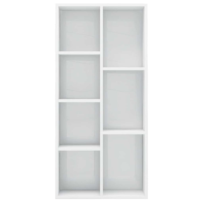 Bibliotecă, alb extralucios, 50 x 25 x 106 cm, lemn prelucrat WALTI