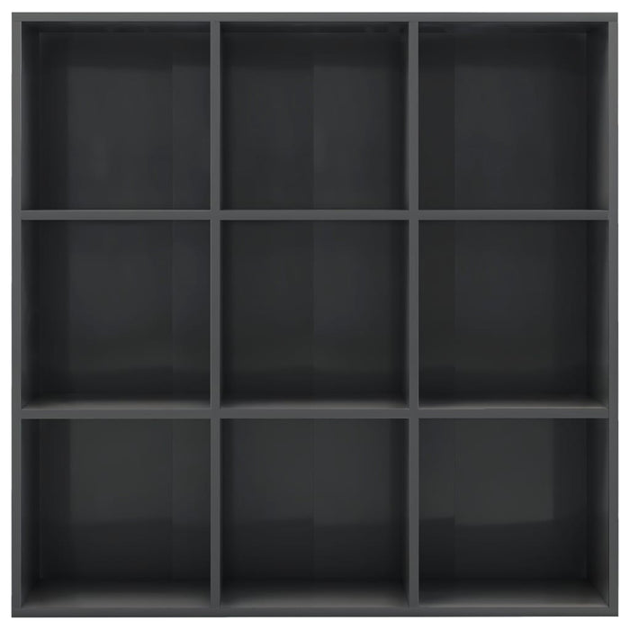 Bibliotecă, gri extralucios, 98x29x97,5 cm, lemn prelucrat WALTI