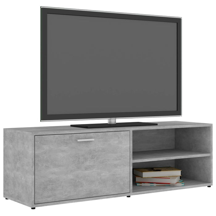Comodă TV, gri beton, 120x34x37 cm, lemn prelucrat - WALTI WALTI