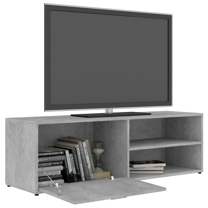Comodă TV, gri beton, 120x34x37 cm, lemn prelucrat - WALTI WALTI