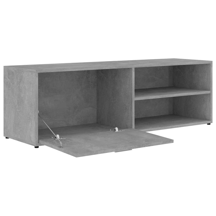 Comodă TV, gri beton, 120x34x37 cm, lemn prelucrat - WALTI WALTI