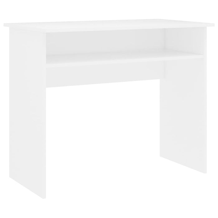 Birou, alb, 90x50x74 cm, lemn prelucrat - WALTI WALTI
