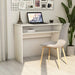 Birou, alb, 90x50x74 cm, lemn prelucrat - WALTI WALTI
