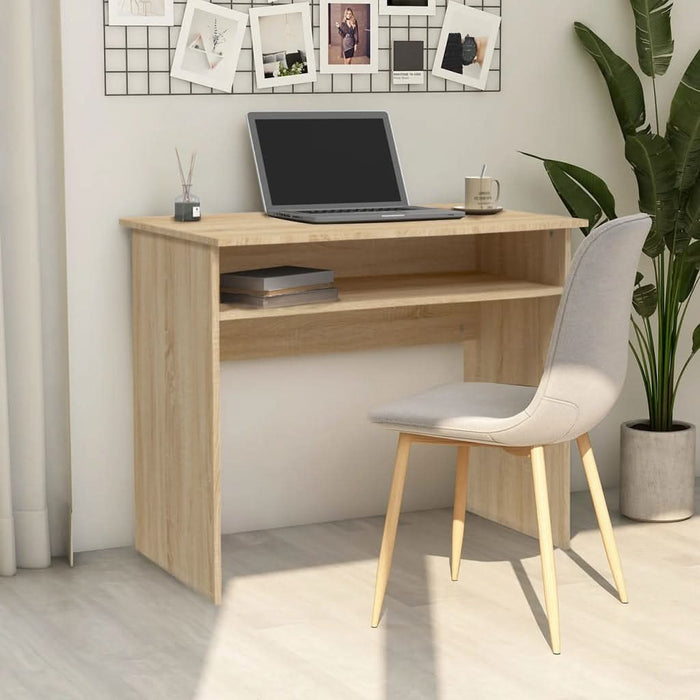Birou, stejar Sonoma, 90 x 50 x 74 cm, lemn prelucrat - WALTI WALTI
