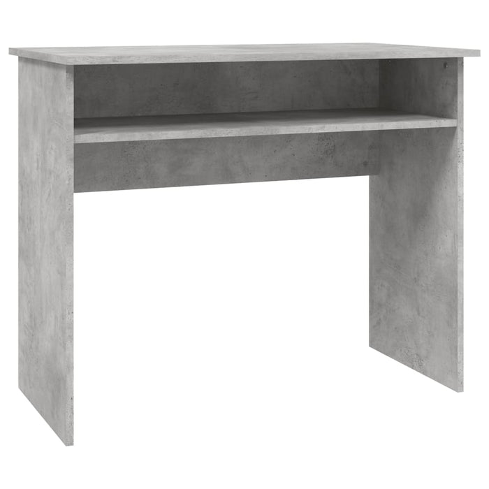 Birou, gri beton, 90 x 50 x 74 cm, lemn prelucrat - WALTI WALTI