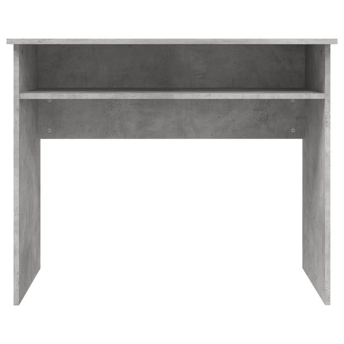 Birou, gri beton, 90 x 50 x 74 cm, lemn prelucrat - WALTI WALTI