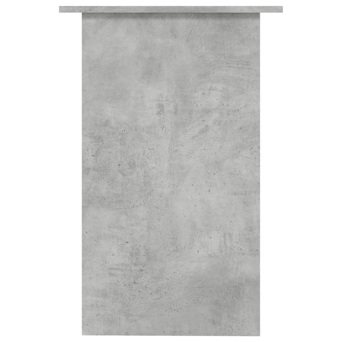 Birou, gri beton, 90 x 50 x 74 cm, lemn prelucrat - WALTI WALTI