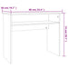 Birou, gri beton, 90 x 50 x 74 cm, lemn prelucrat - WALTI WALTI