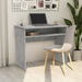 Birou, gri beton, 90 x 50 x 74 cm, lemn prelucrat - WALTI WALTI
