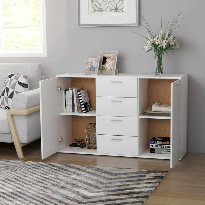 Dulap, alb, 120 x 35,5 x 75 cm, lemn prelucrat WALTI