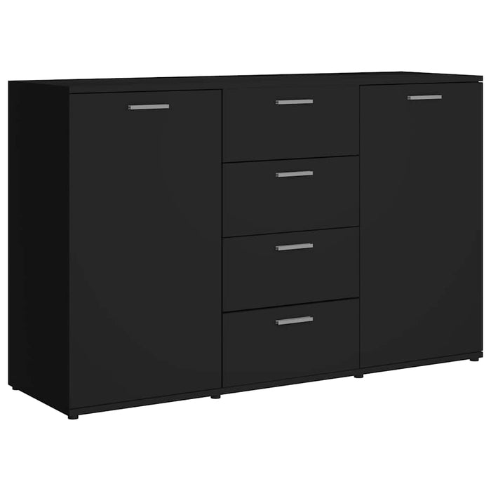 Servantă, negru, 120 x 35,5 x 75 cm, lemn prelucrat WALTI