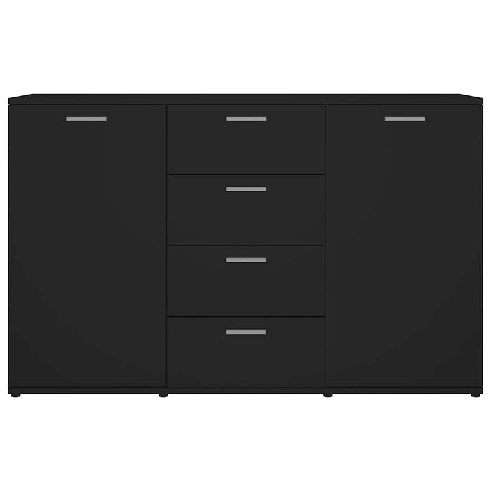 Servantă, negru, 120 x 35,5 x 75 cm, lemn prelucrat WALTI