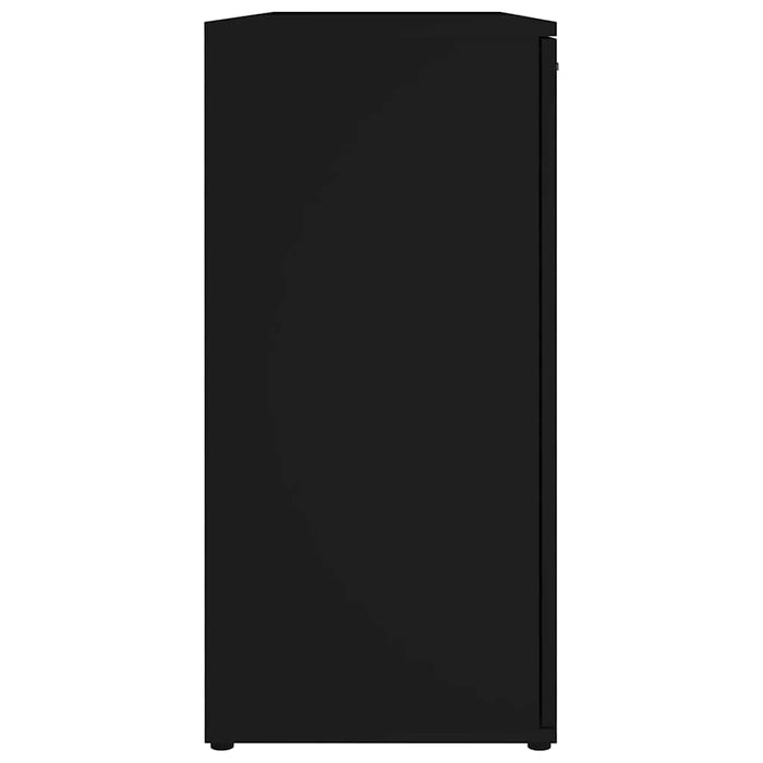 Servantă, negru, 120 x 35,5 x 75 cm, lemn prelucrat WALTI