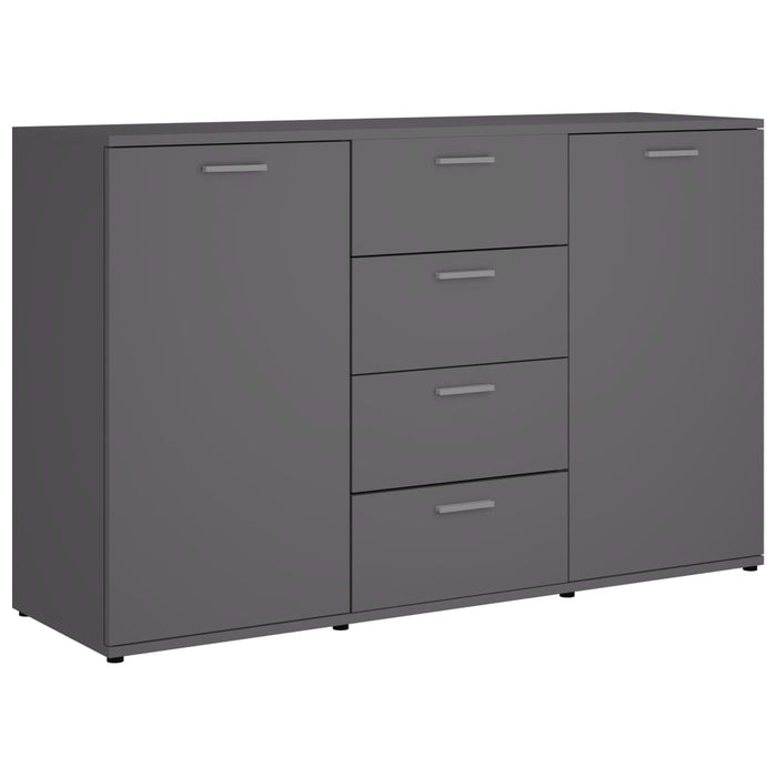 Dulap, gri, 120 x 35,5 x 75 cm, lemn prelucrat WALTI