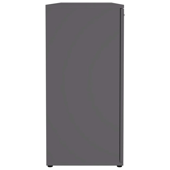 Dulap, gri, 120 x 35,5 x 75 cm, lemn prelucrat WALTI
