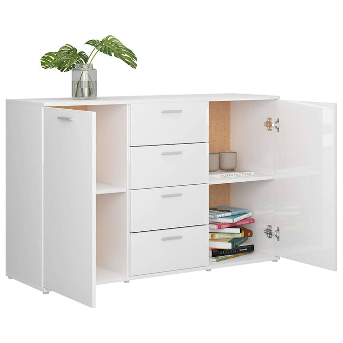 Dulap, alb extralucios, 120 x 35,5 x 75 cm, lemn prelucrat WALTI