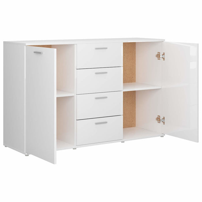 Dulap, alb extralucios, 120 x 35,5 x 75 cm, lemn prelucrat WALTI