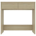 Birou, stejar sonoma, 80 x 40 x 75 cm, lemn prelucrat - WALTI WALTI