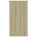 Birou, stejar sonoma, 80 x 40 x 75 cm, lemn prelucrat - WALTI WALTI