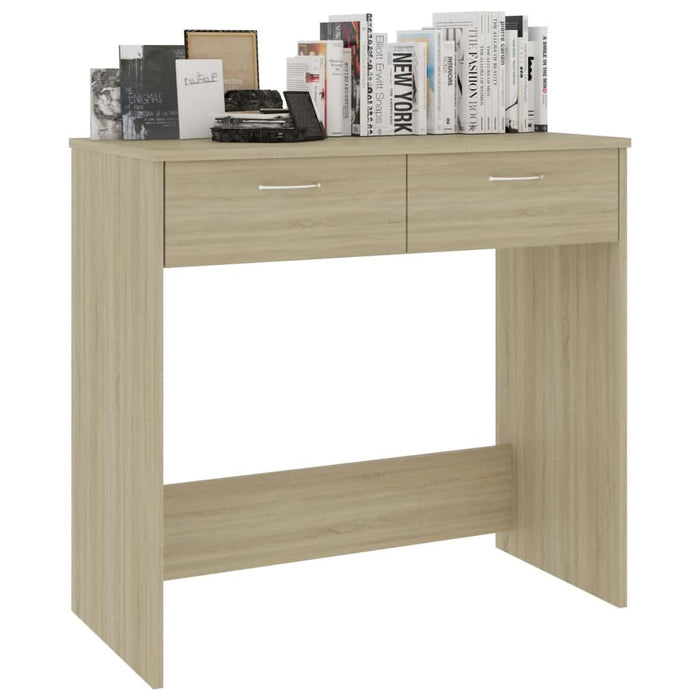 Birou, stejar sonoma, 80 x 40 x 75 cm, lemn prelucrat - WALTI WALTI