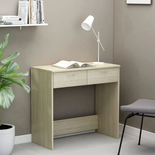 Birou, stejar sonoma, 80 x 40 x 75 cm, lemn prelucrat - WALTI WALTI