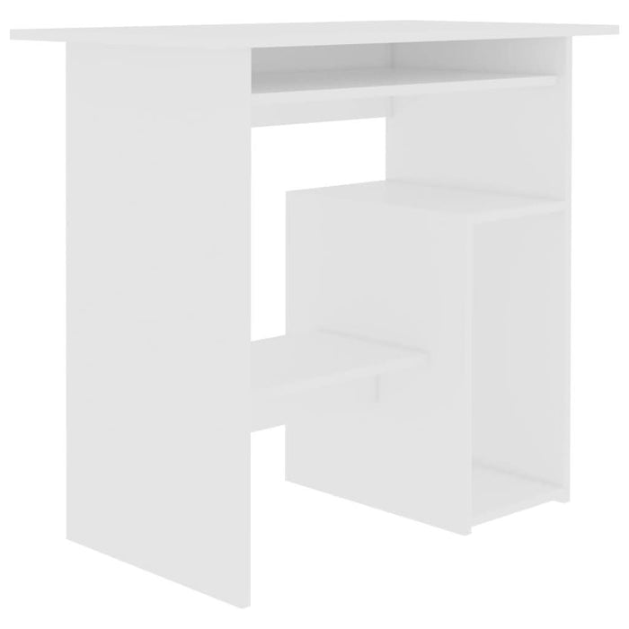 Birou, alb, 80 x 45 x 74 cm, lemn prelucrat - WALTI WALTI