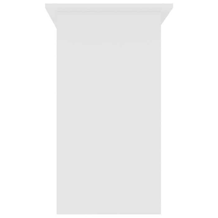 Birou, alb, 80 x 45 x 74 cm, lemn prelucrat - WALTI WALTI