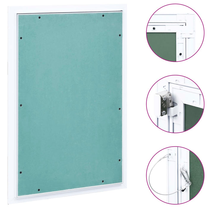 Trapă de acces din gips-carton, cadru de aluminiu, 400 x 600 mm WALTI