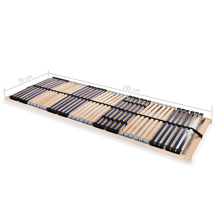 Baze de pat cu șipci, 2 buc., 42 șipci, 7 zone, 70 x 200 cm - WALTI WALTI
