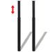 Picioare de masă telescopice, 4 buc., negru, 710 mm-1100 mm - WALTI WALTI