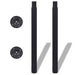 Picioare de masă telescopice, 4 buc., negru, 710 mm-1100 mm - WALTI WALTI